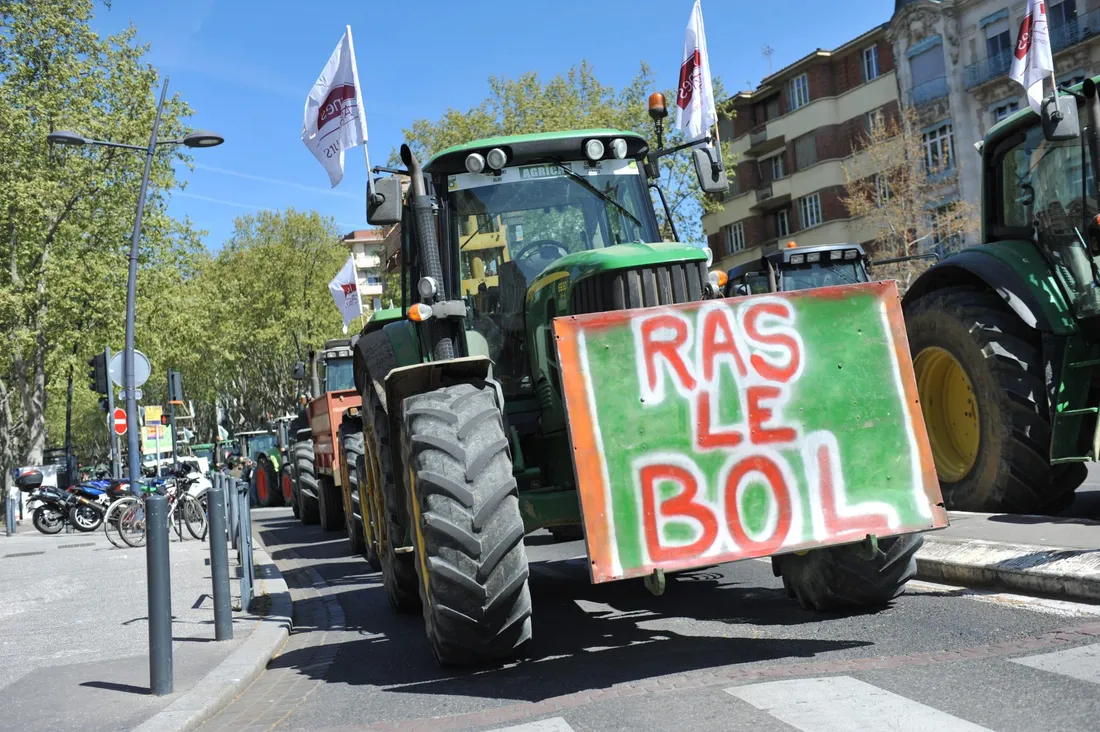 Pas de casse ni de blocage lors de la manif agricole d'hier, à Nîmes.