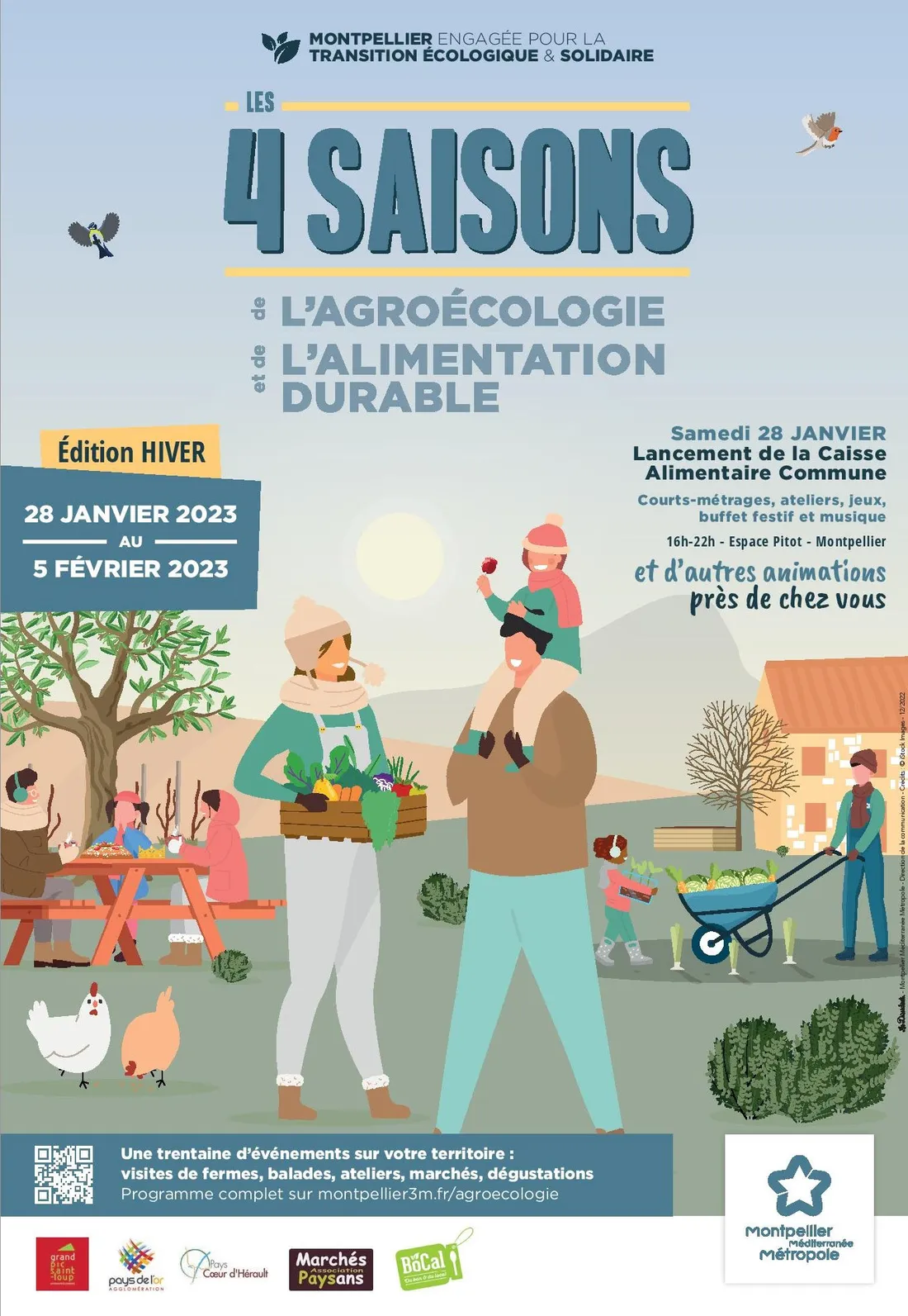 Les 4 saisons de l’Agroécologie et de l’Alimentation durable