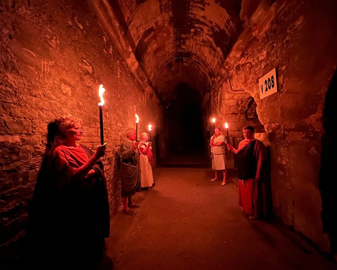 Visites au flambeau arènes de nîmes