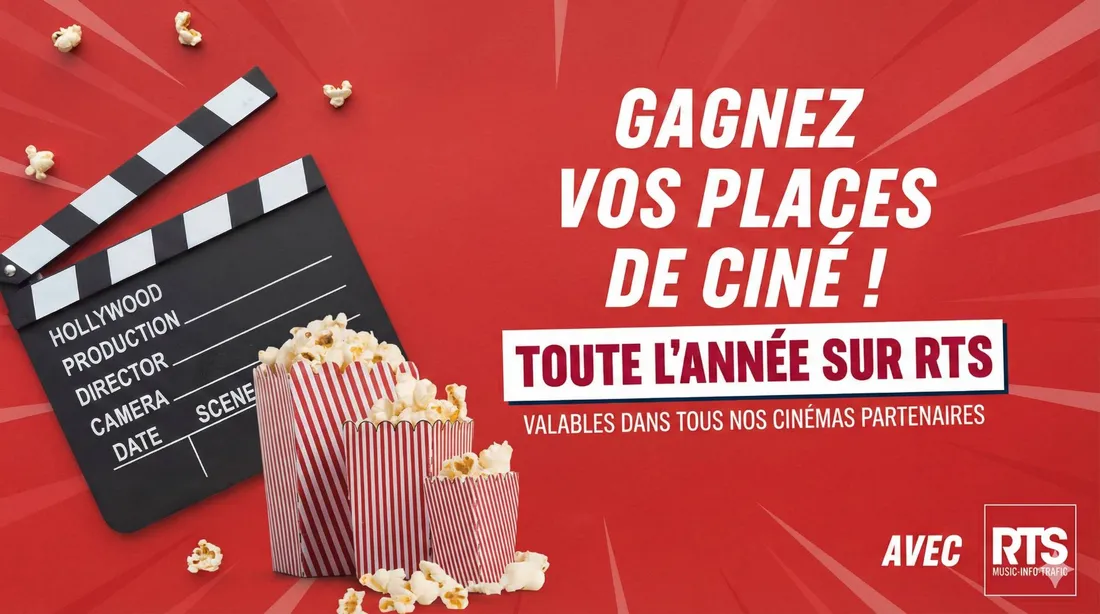 Gagnez vos places de cinéma toute l'année sur RTS !