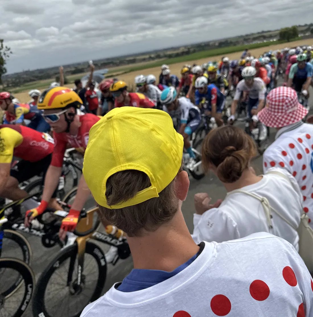 Passage des coureurs au Mont Noir en 2025