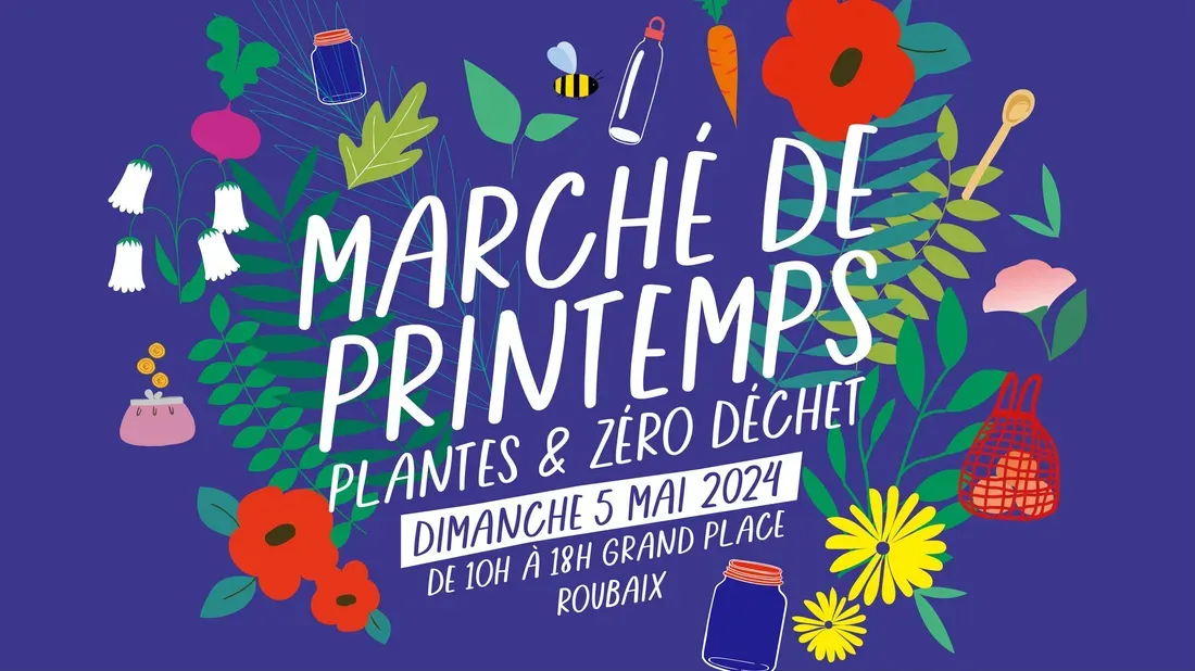Le marché de printemps s'installe sur la Grand'Place de Roubaix