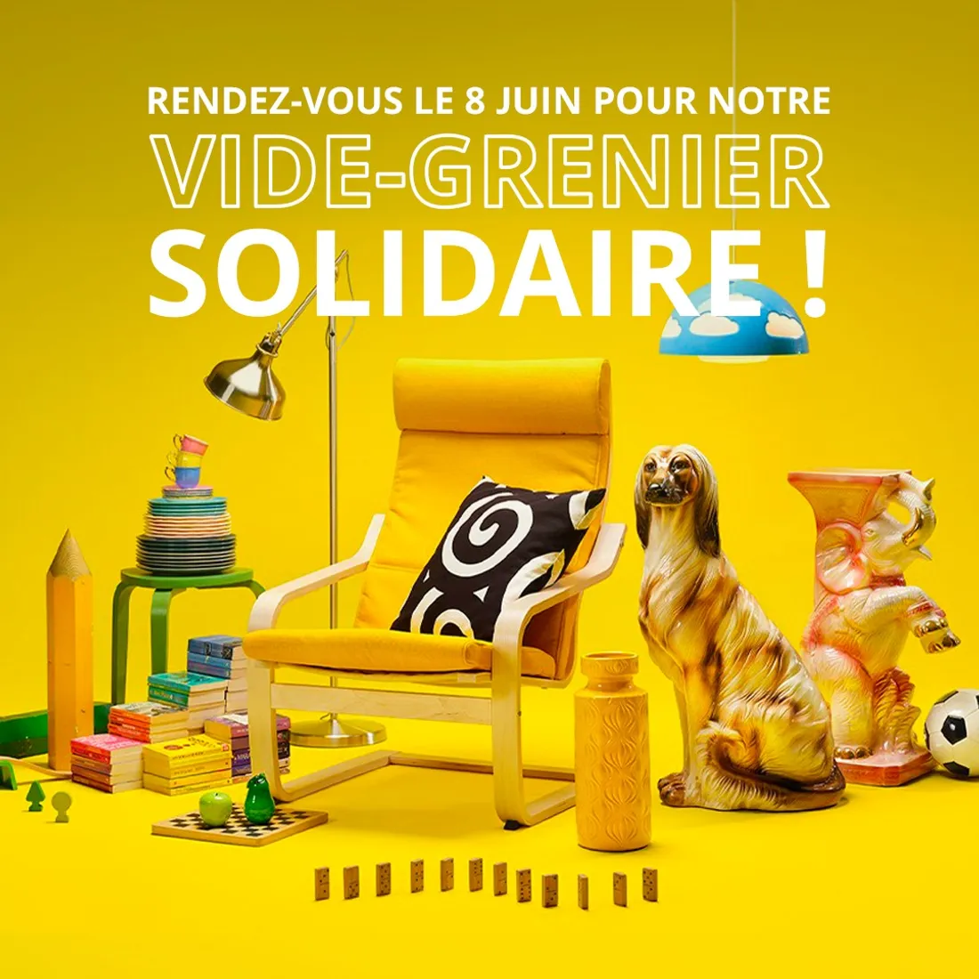 Ikéa organise un vide-greniers solidaire dans ses magasins