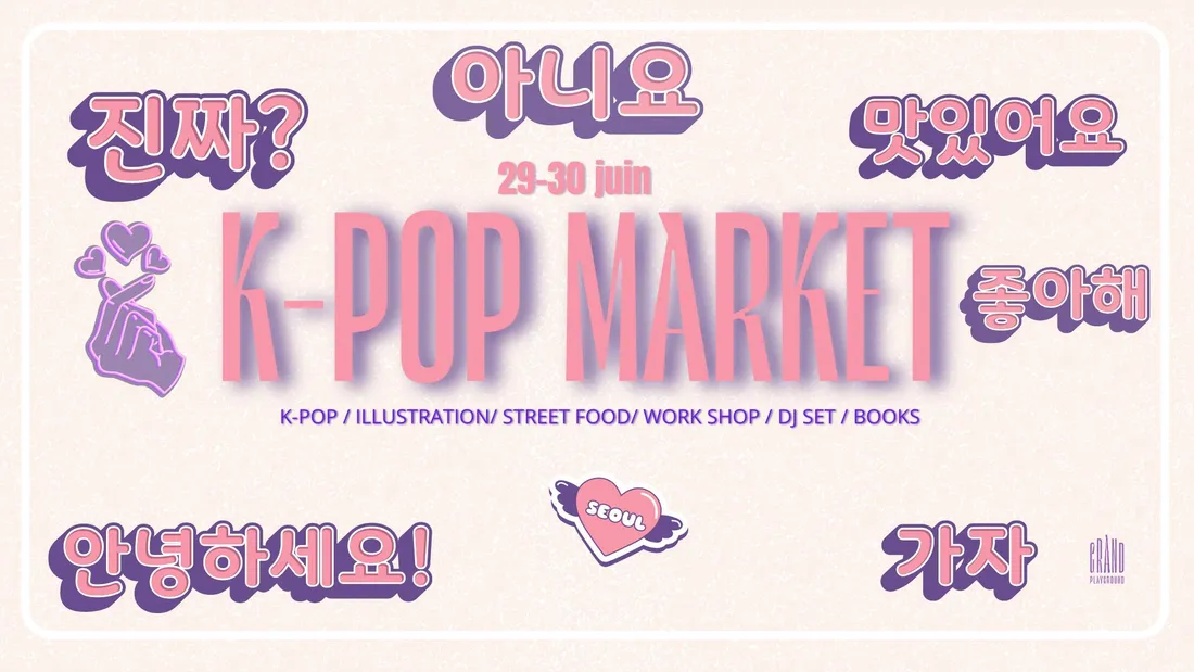Un K-pop Market se tient au Grand Playground