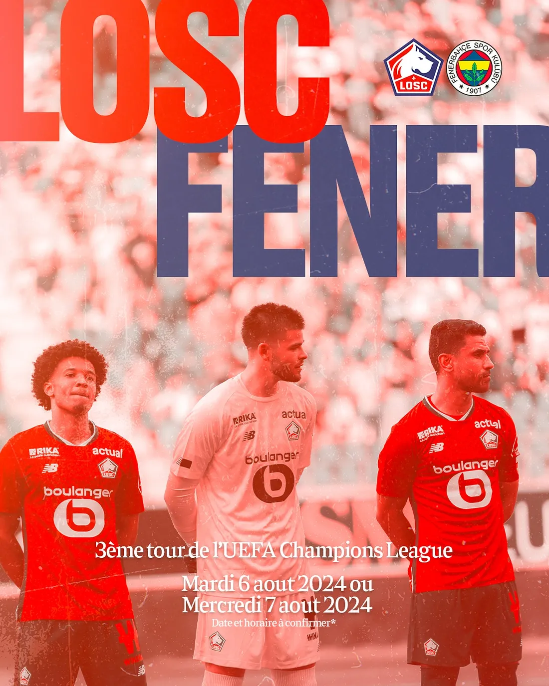 Le LOSC affrontera les Turcs de Fenerbahçe