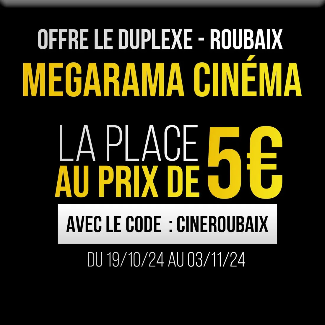 Les séances de cinéma à 5 € au Duplexe à Roubaix