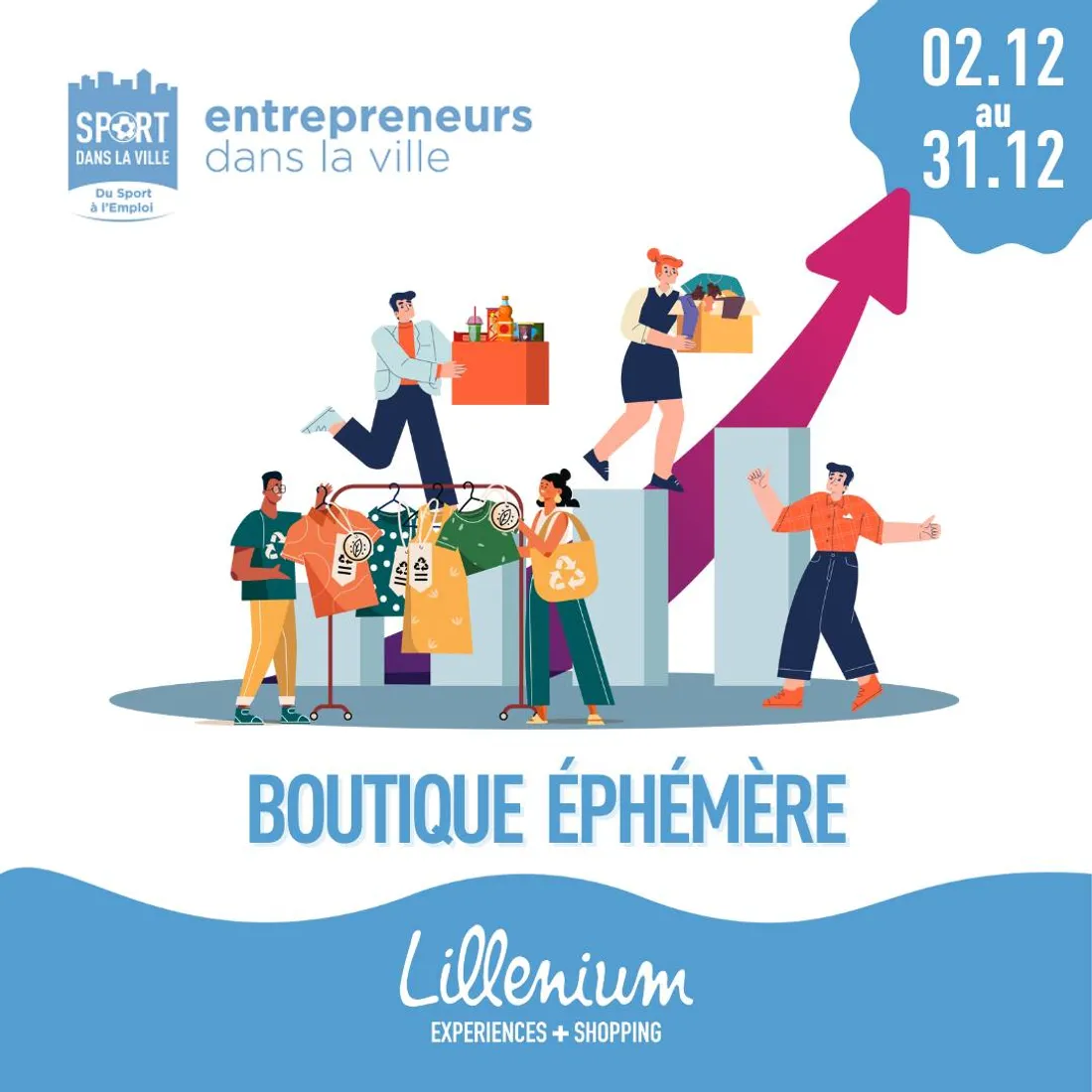 Nouvelle boutique éphémère à Lillenium