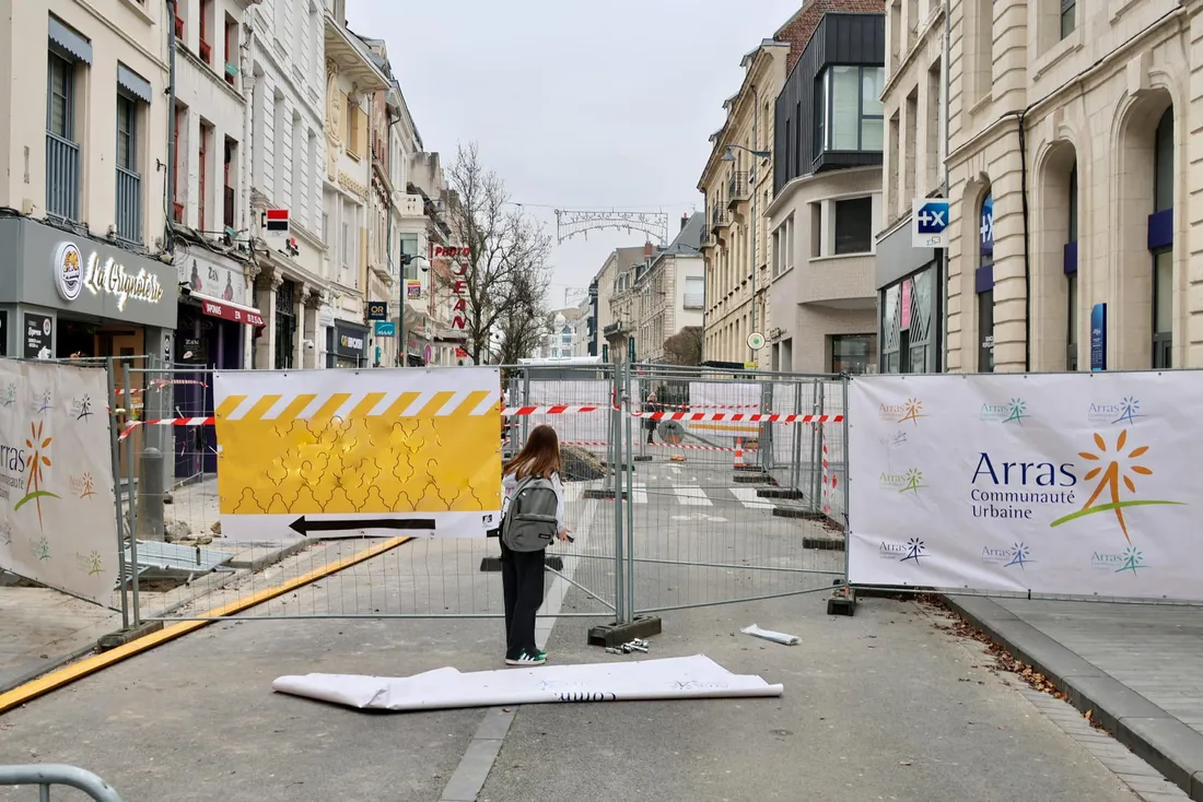 Plusieurs semaines de travaux dans la rue Gambetta d'Arras