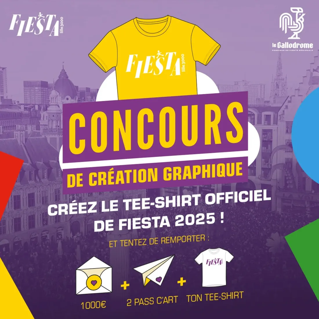 Un concours de création de tee-shirt pour la saison culturelle Fiesta