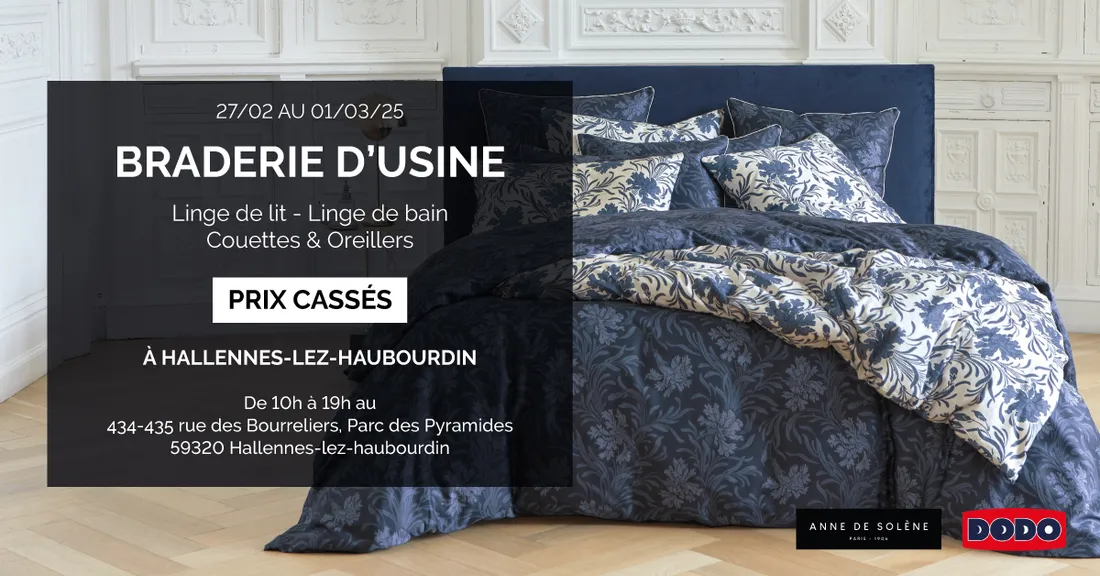 Vente d'usine chez Anne de Solène