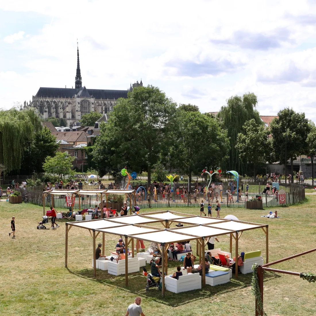 Le parc Saint-Pierre à Amiens 