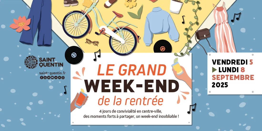 Des animations à Saint-Quentin du 5 au 8 septembre