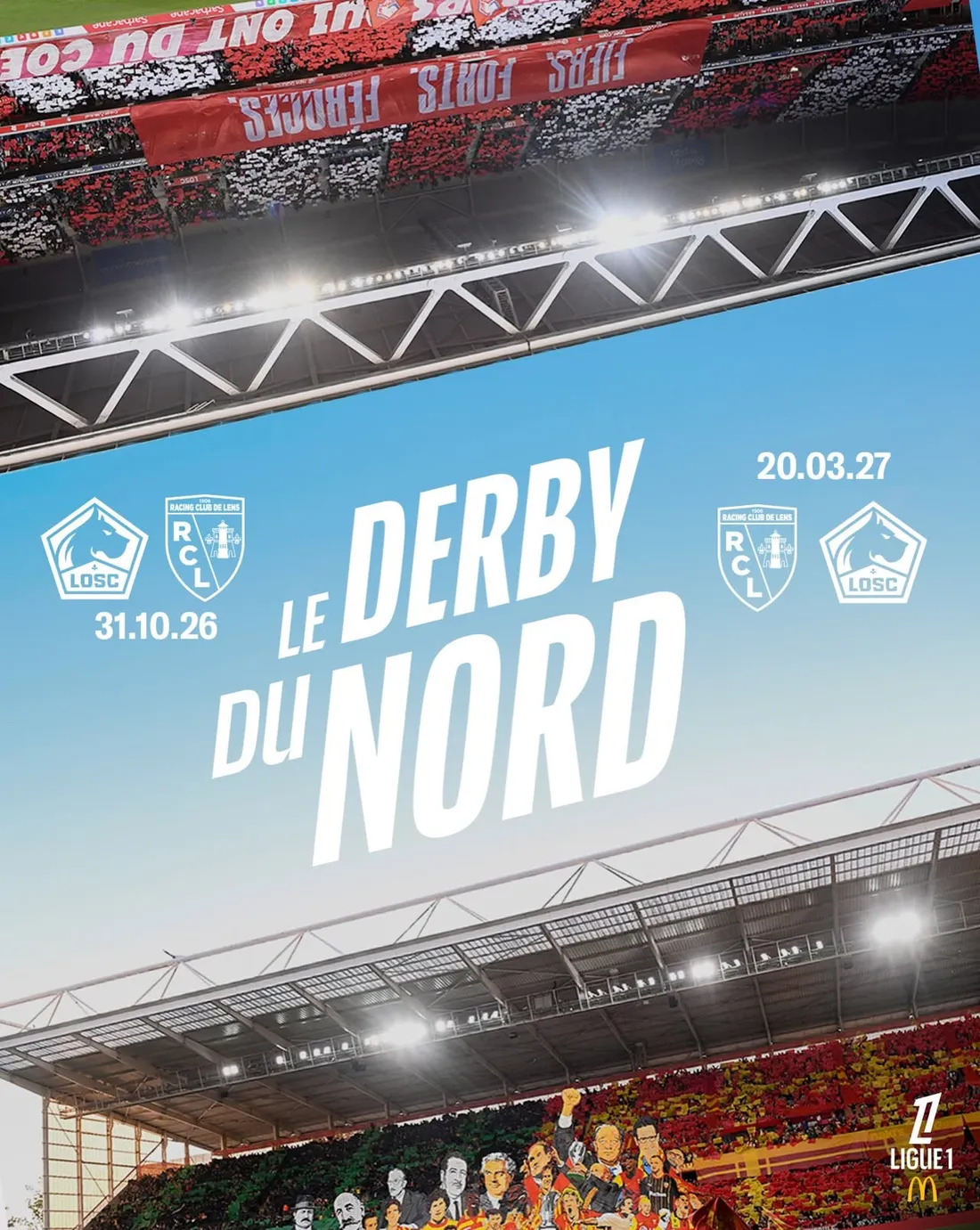 Le premier derby du Nord aura lieu le 31 octobre