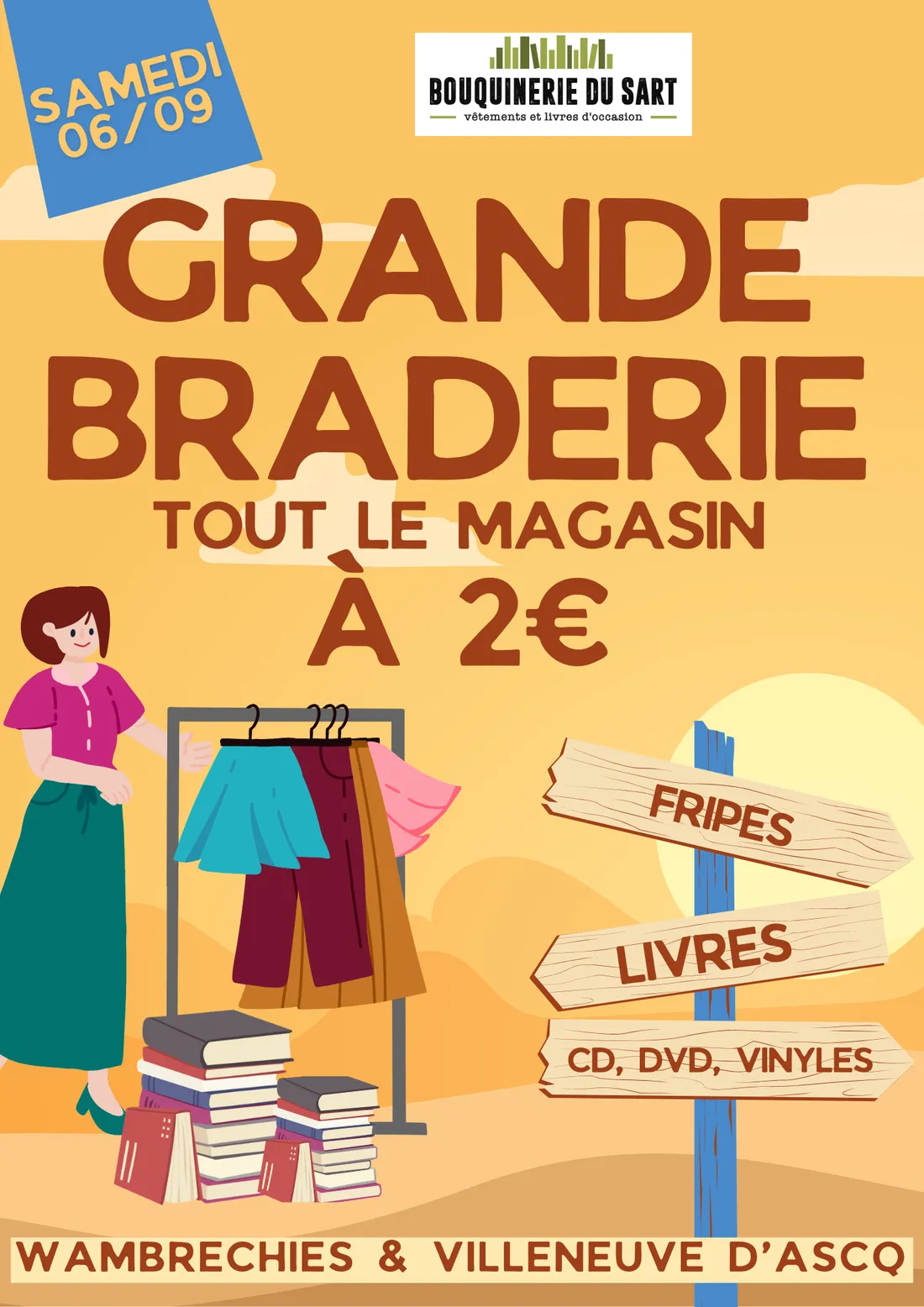 Rendez-vous à Villeneuve d'Ascq et Wambrechies ce samedi