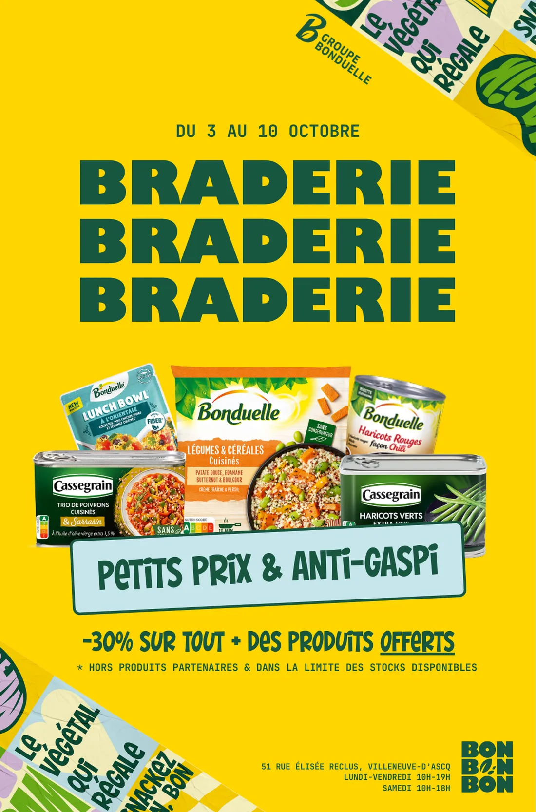 La braderie dure jusqu'au 10 octobre