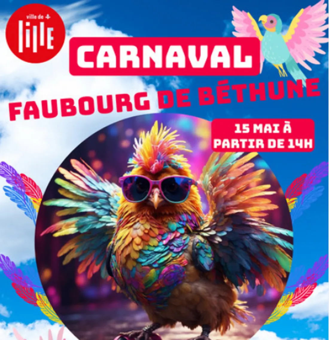 Le carnaval du Faubourg de Béthune a lieu ce mercredi