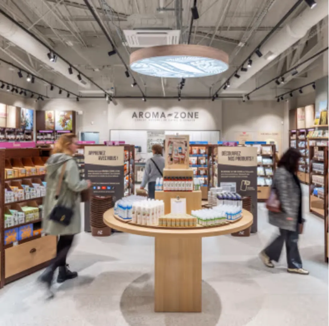 Aroma-Zone possède une boutique à Euralille