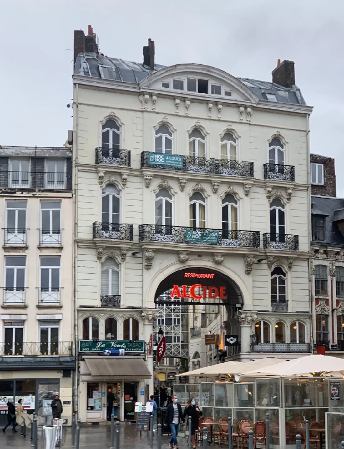 Le passage sous la voûte Alcide fermé à Lille