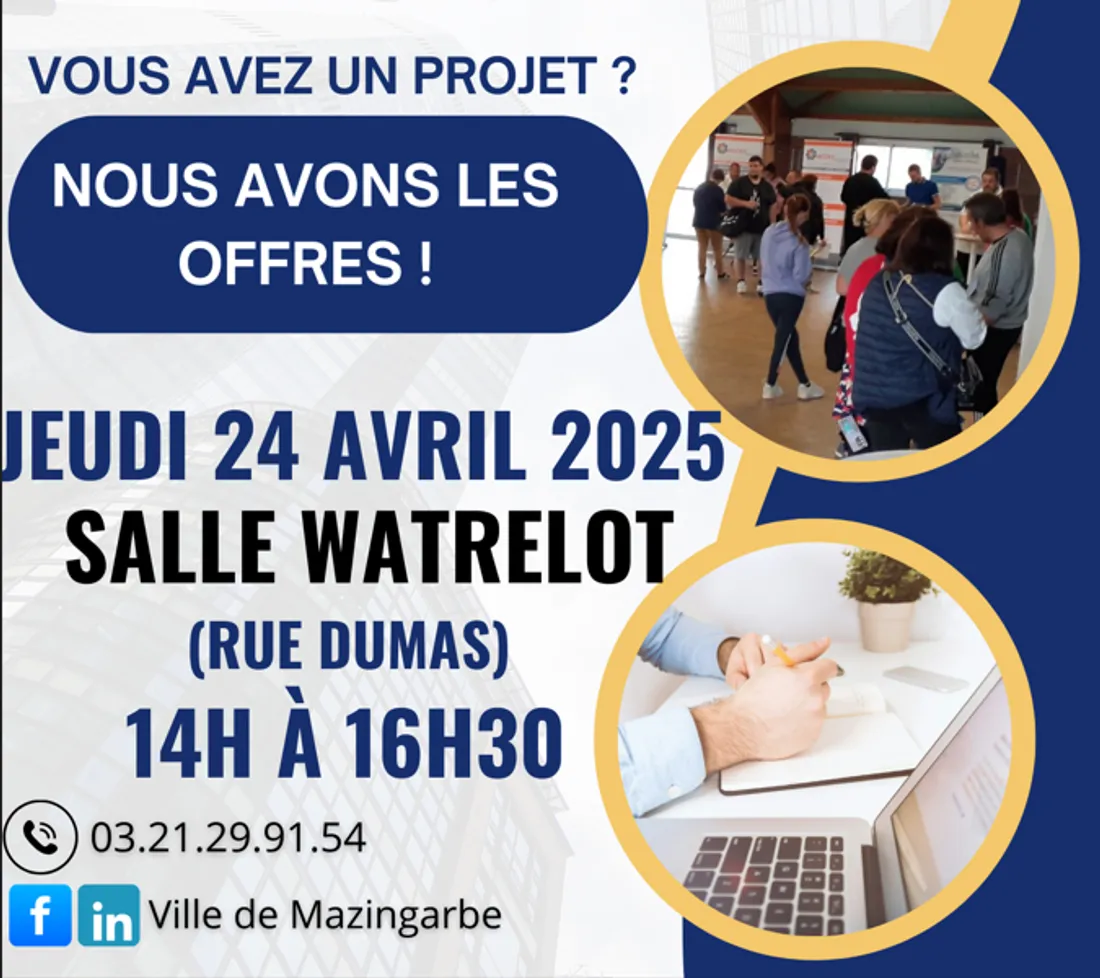 Un salon emploi à Mazingarbe ce 24 avril