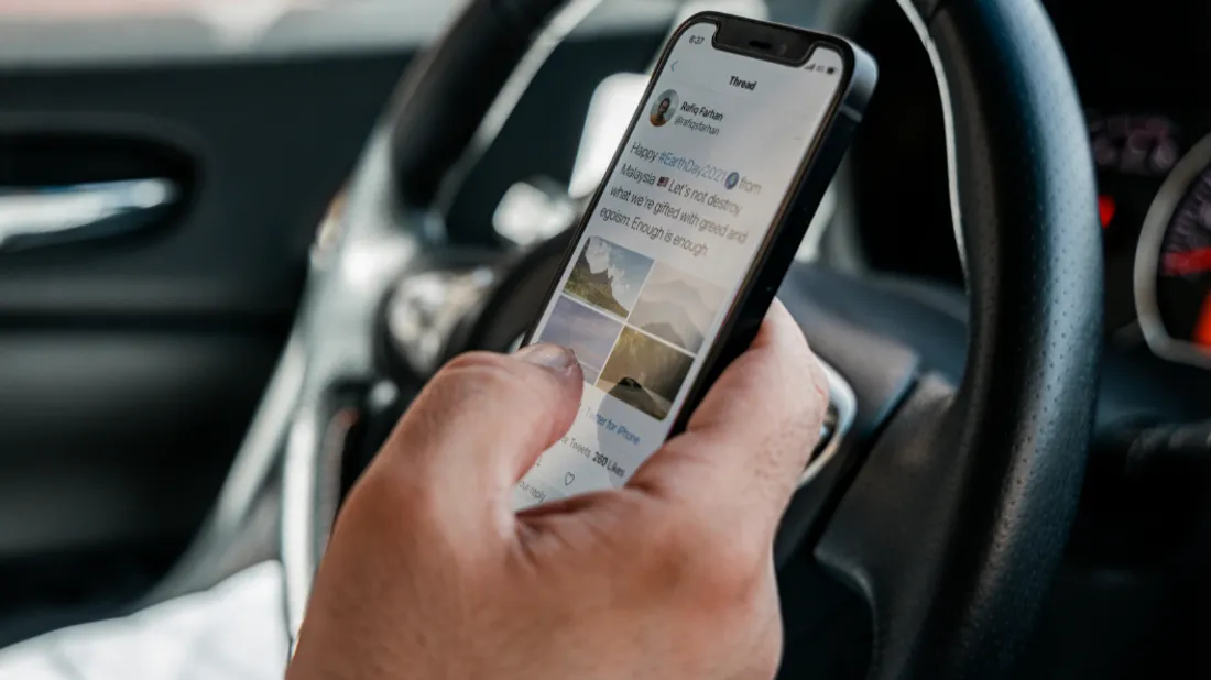 Téléphone au volant