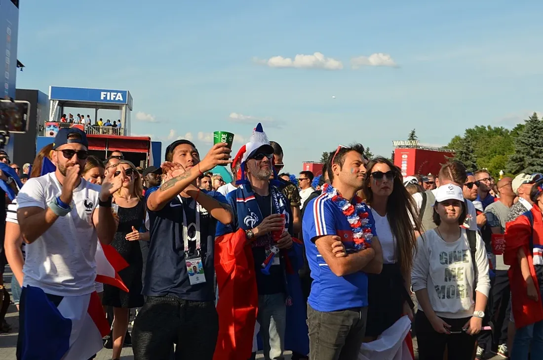 La fan zone peut accueillir 1 000 personnes