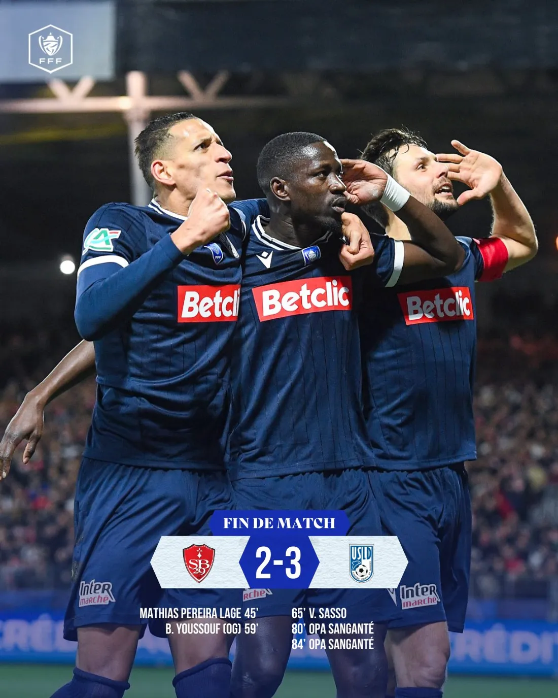 Dunkerque en demi-finales de Coupe de France