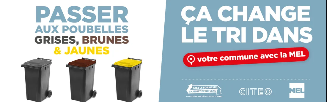 De nouvelles poubelles arrivent dans la MEL