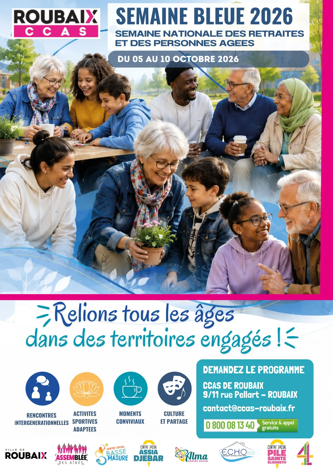  Retour de la Semaine Bleue à Roubaix.