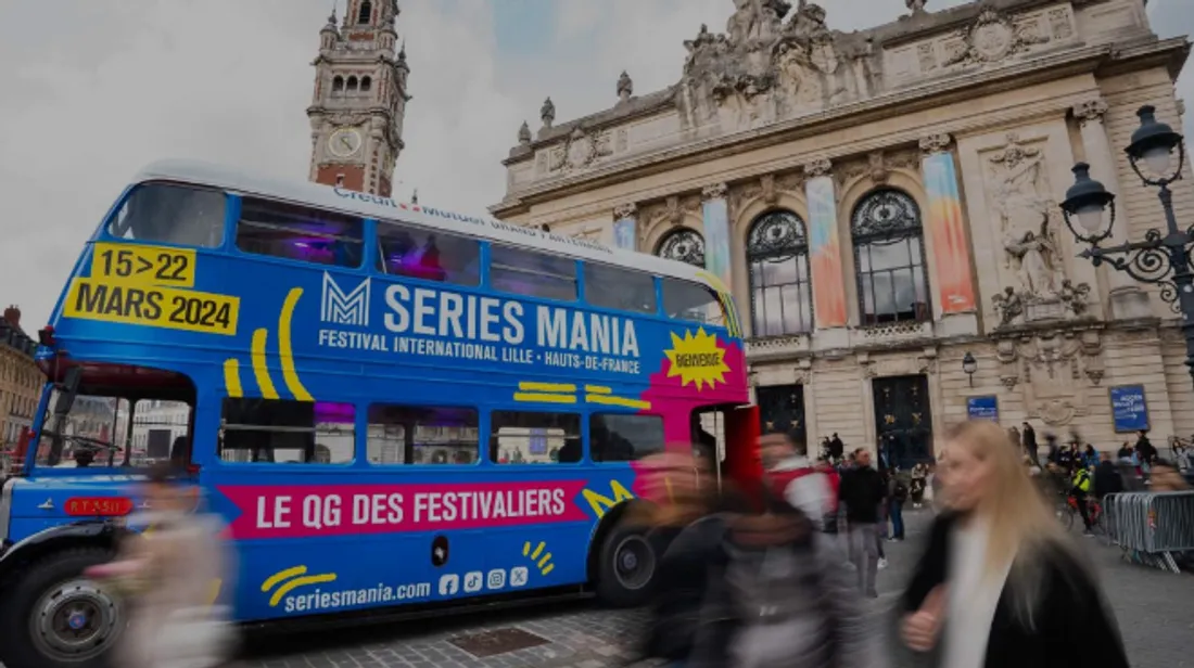 Le bus Séries Mania à Lille 