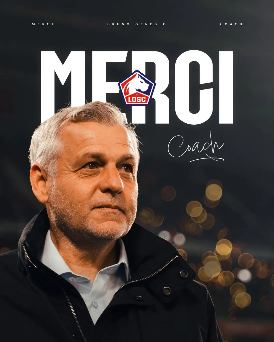Bruno Genesio a passé deux saisons au LOSC