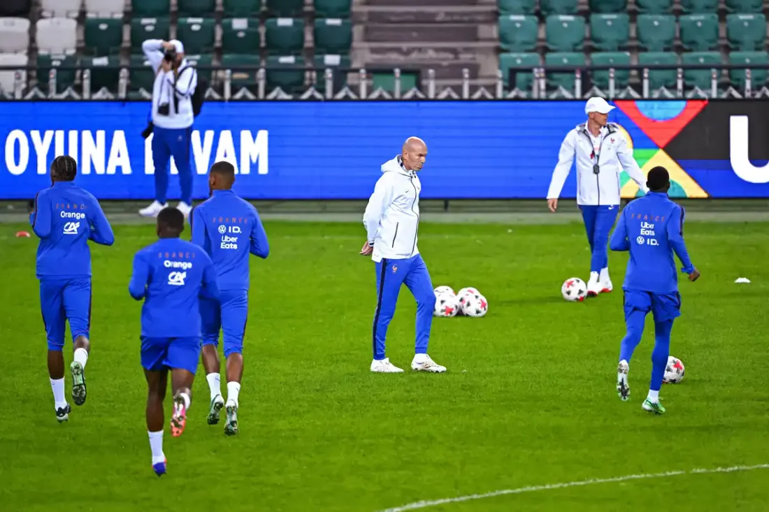 L'équipe de Frrance s'apprête à jouer son deuxième match sous l'ère Zidane