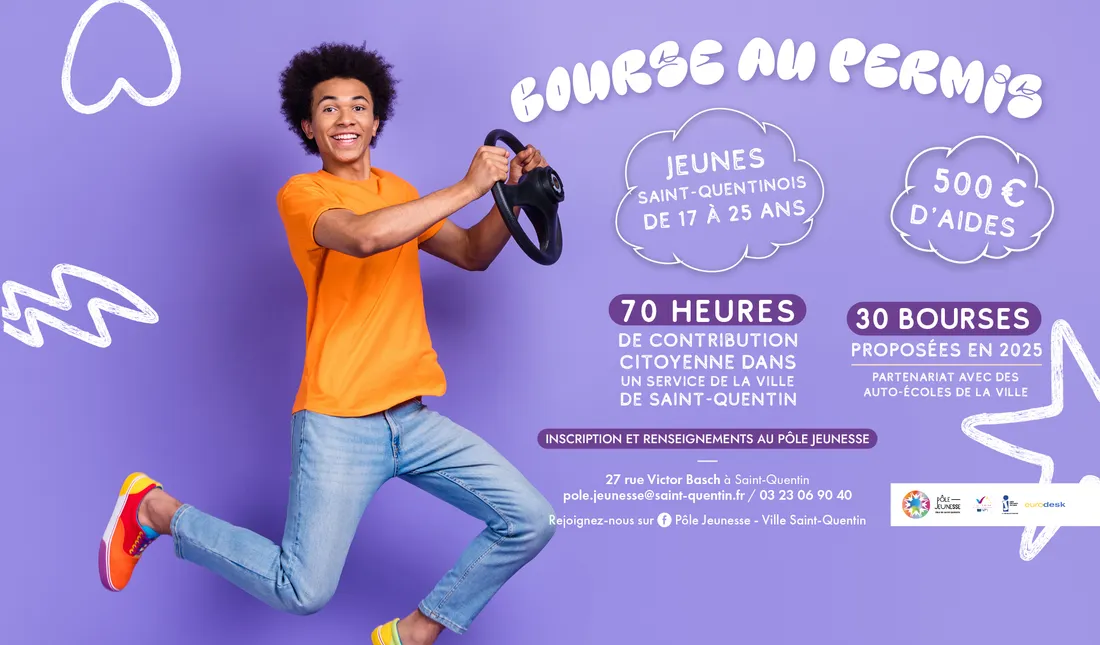Une bourse au permis développée à Saint-Quentin