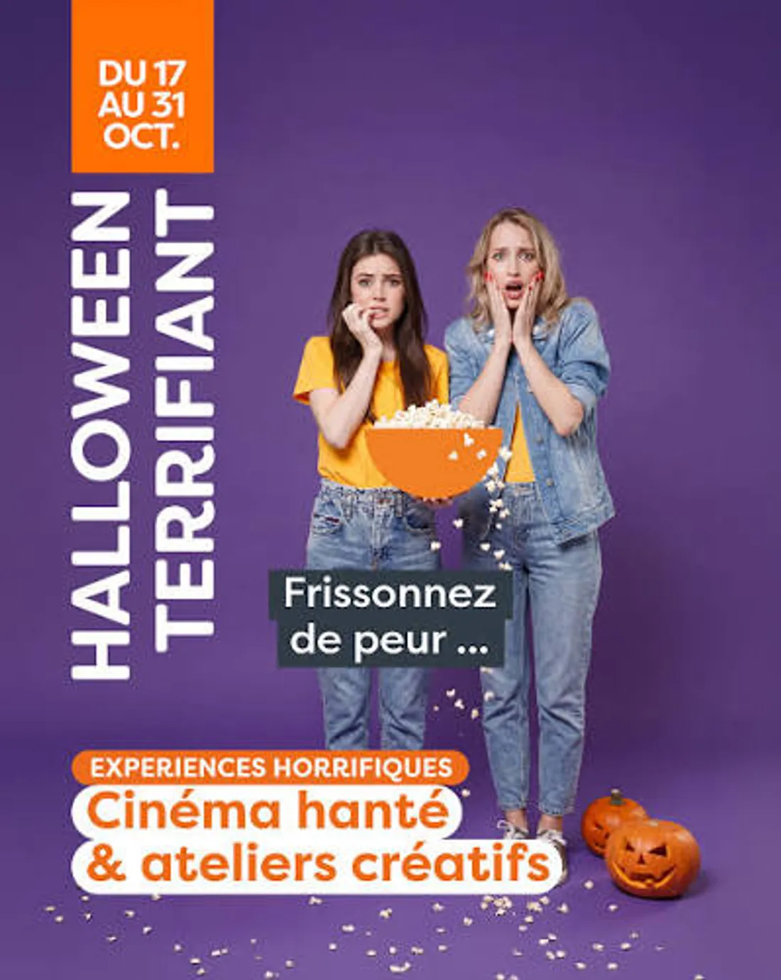  Aushopping V2 se transforme en cinéma hanté pour Halloween
