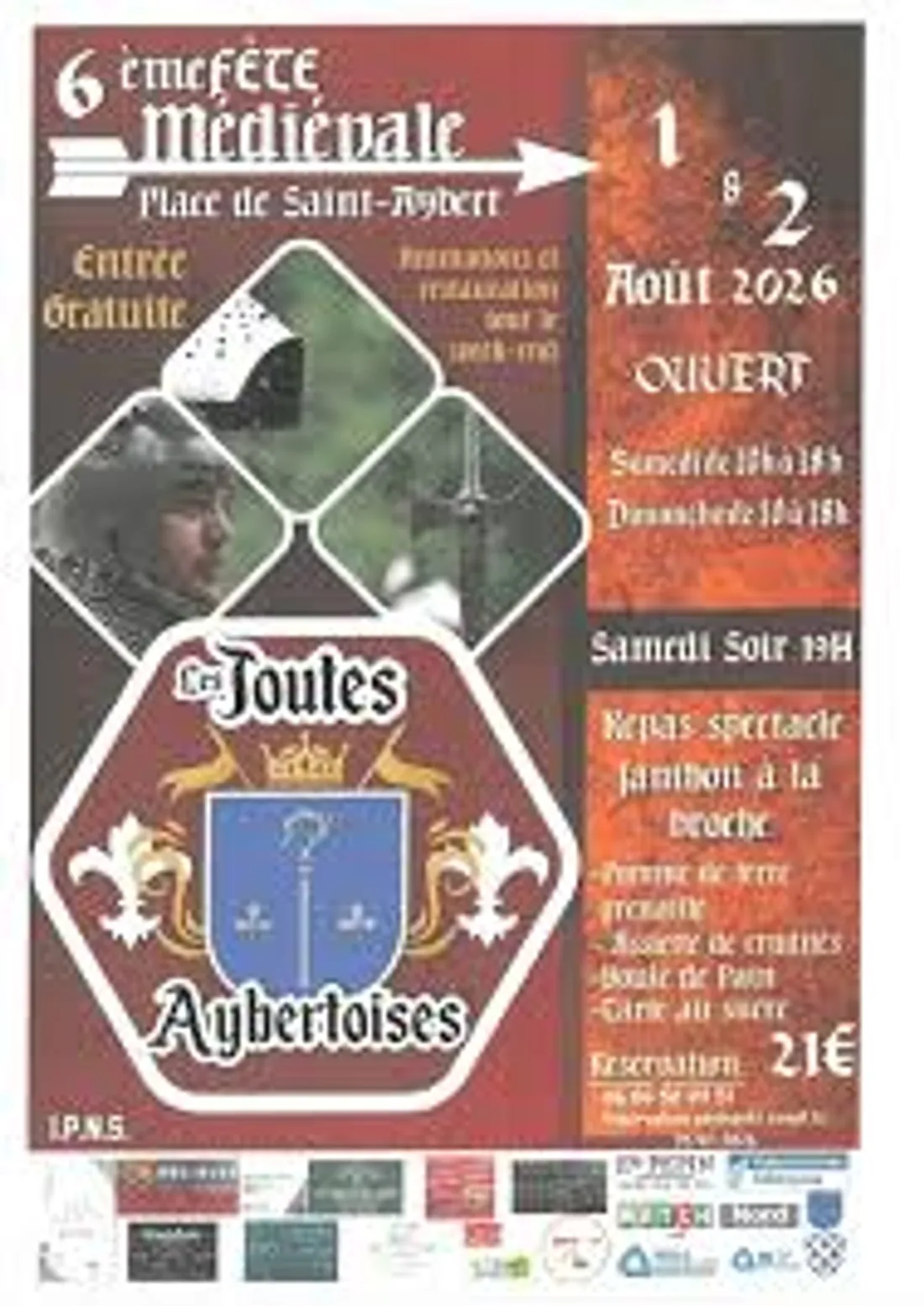 Sixième édition de la fête médiévale de Saint-Aybert, ce week-end.