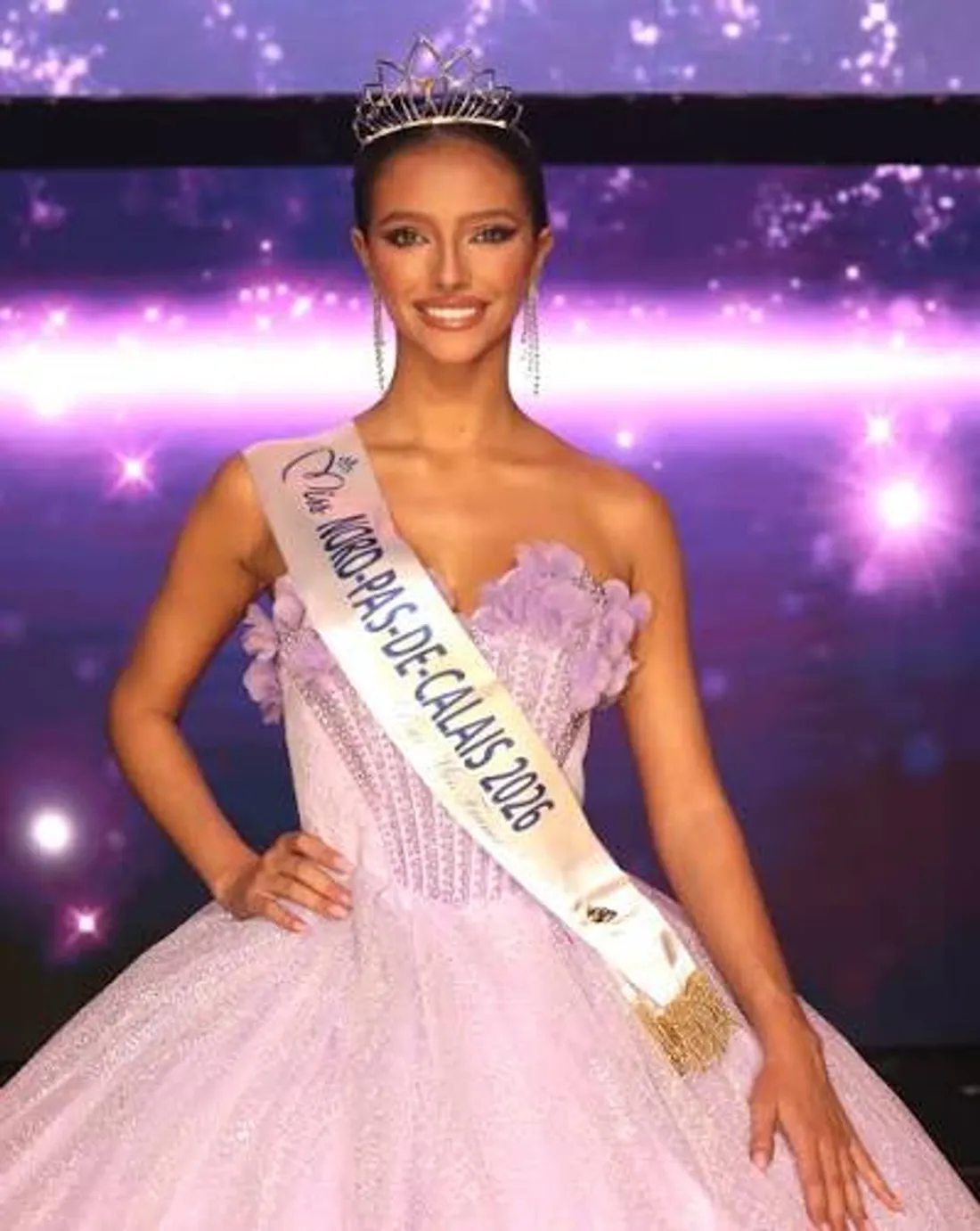 Shana Mendes a été élue miss nord pas de calais hier