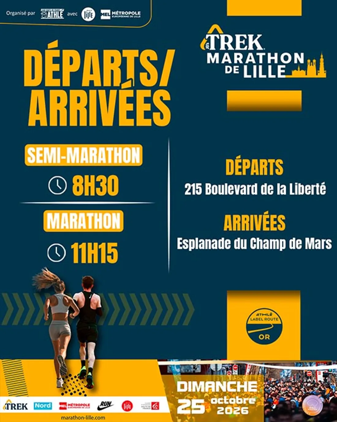 Marathon de Lille, une pétition pour le maintien récolte 1 300 signatures en 24 heures