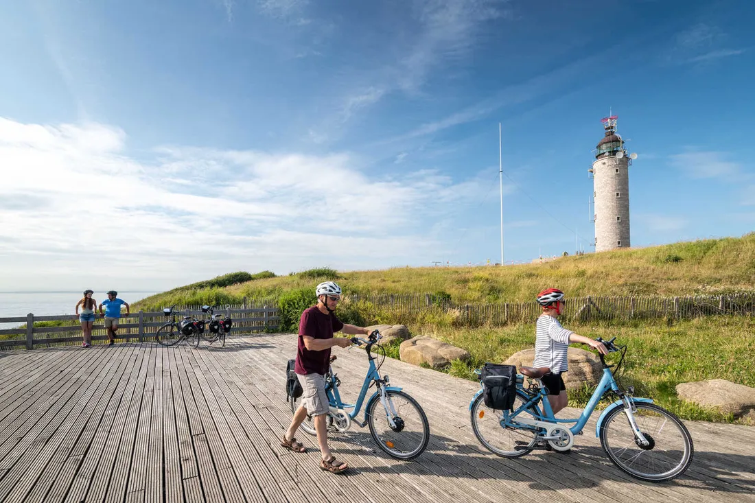 La véloroute maritime sur la Côte d'Opale 