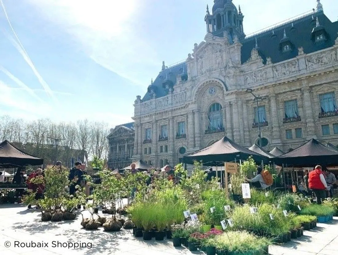 Le marché de printemps sur la Grand'Place de Roubaix