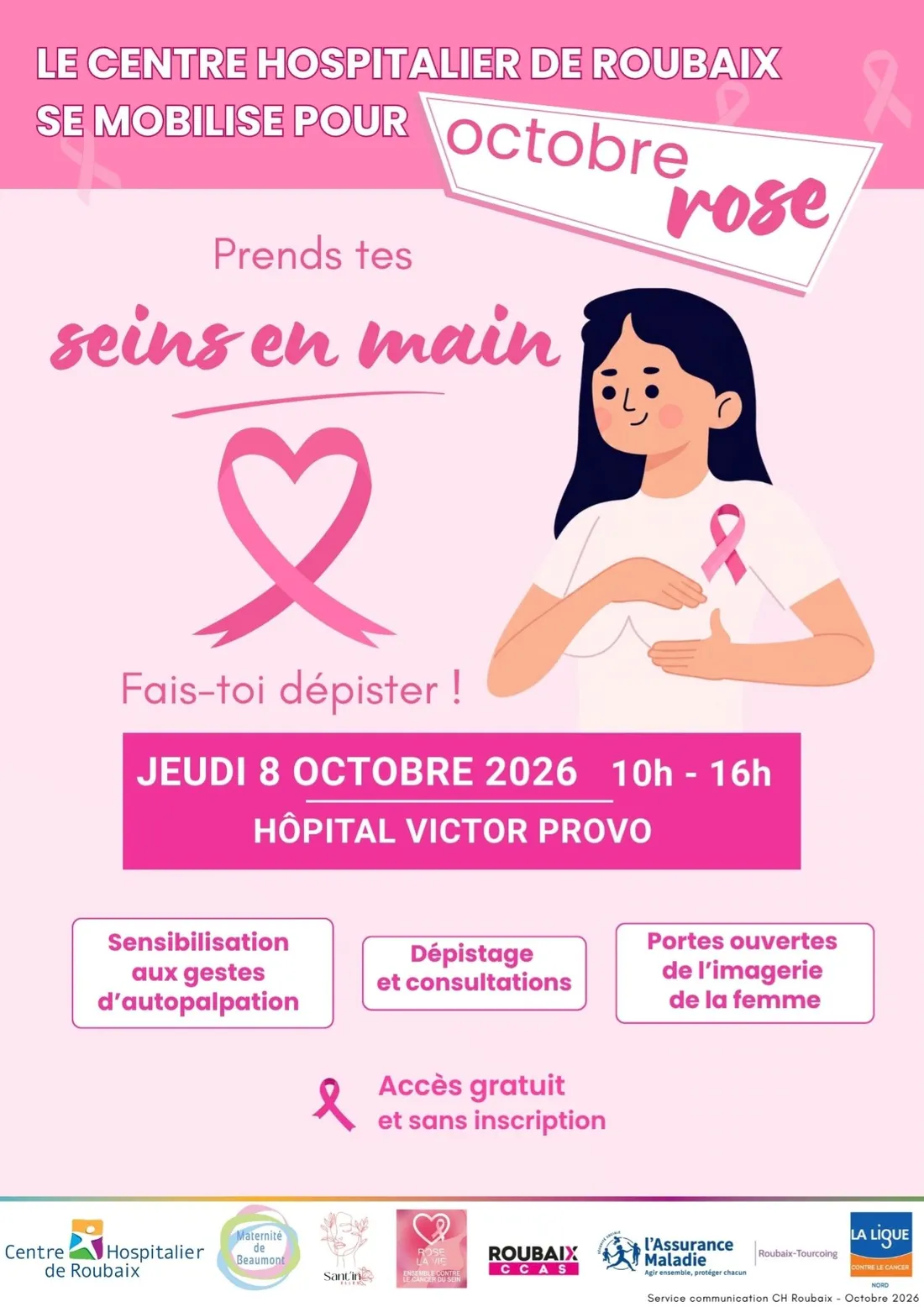 Octobre Rose à Roubaix