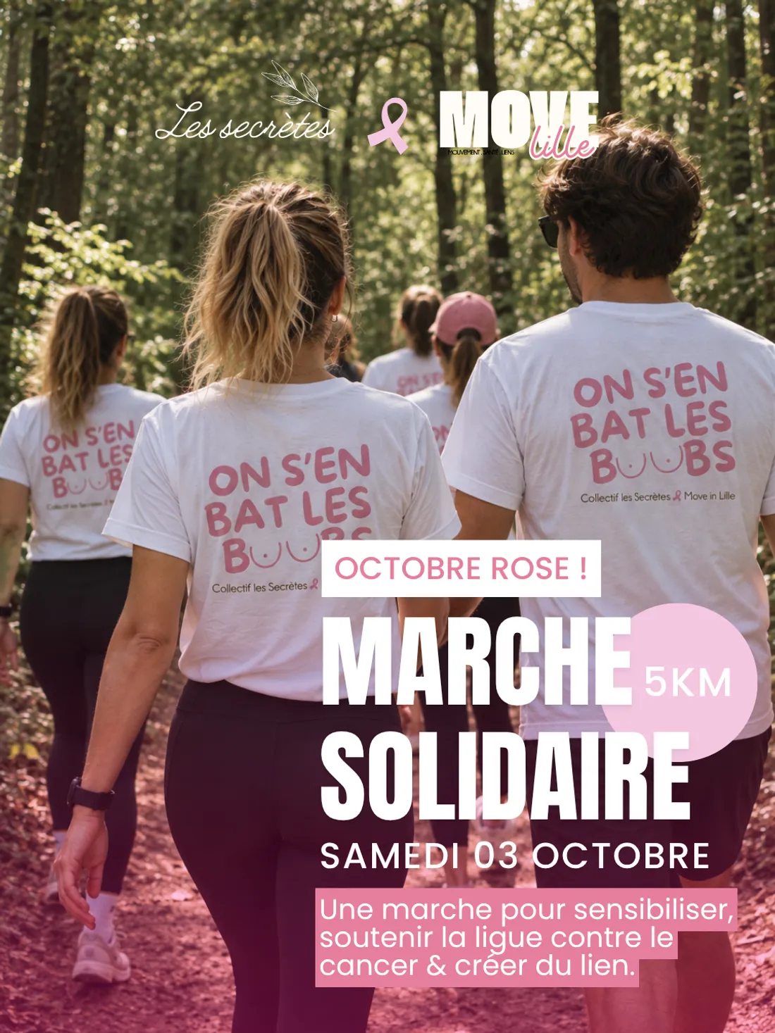 Une marche solidaire à Lambersart au profit de la Ligue contre le cancer