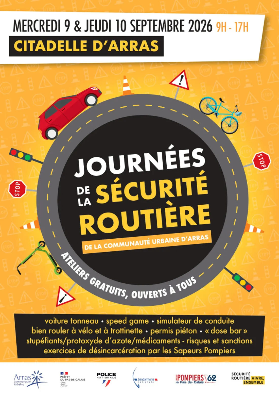 Journées de la Sécurité Routière à la Citadelle d'Arras