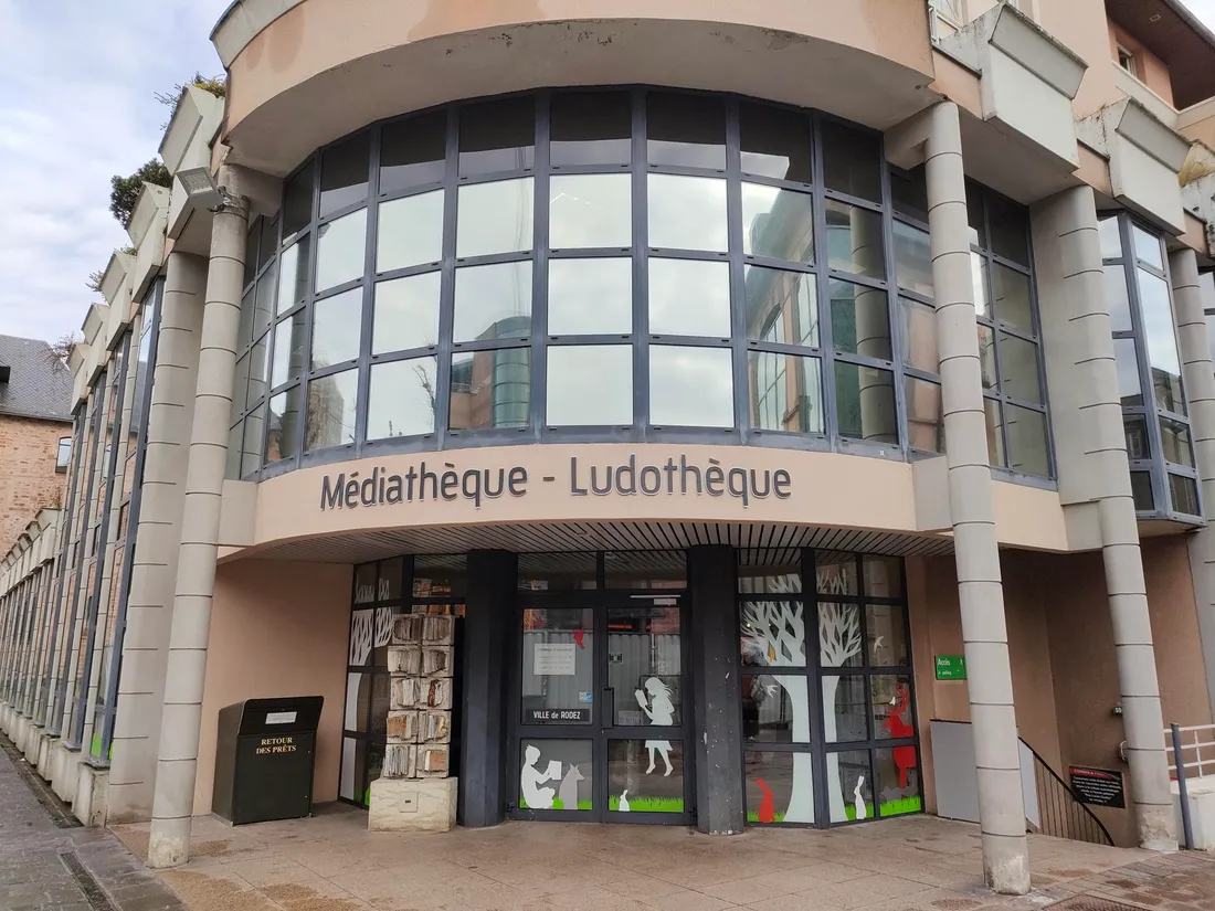 La médiathèque de Rodez (Aveyron)