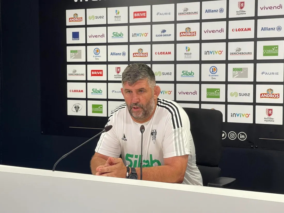 Grégory Patat, manager général du CA Brive, avant le match de Pro D2 contre Valence-Romans.