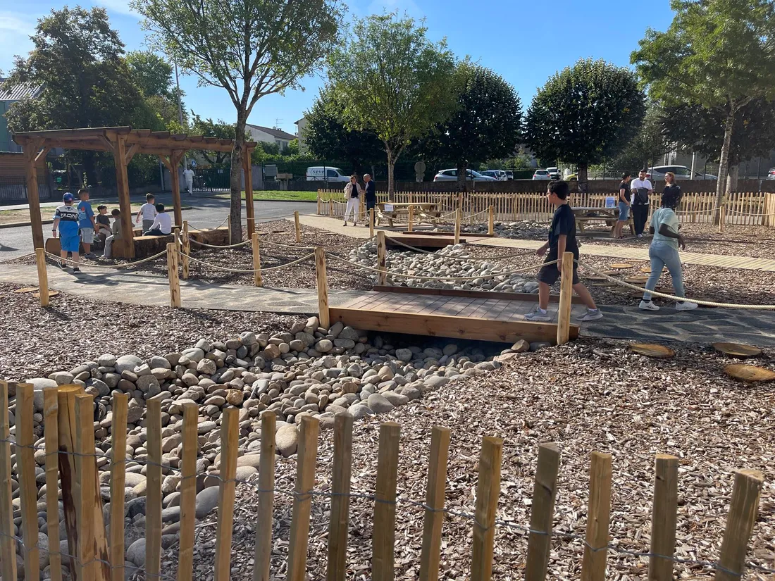 En Corrèze, fini le béton dans les cours d'école. Place à la végétalisation. 
