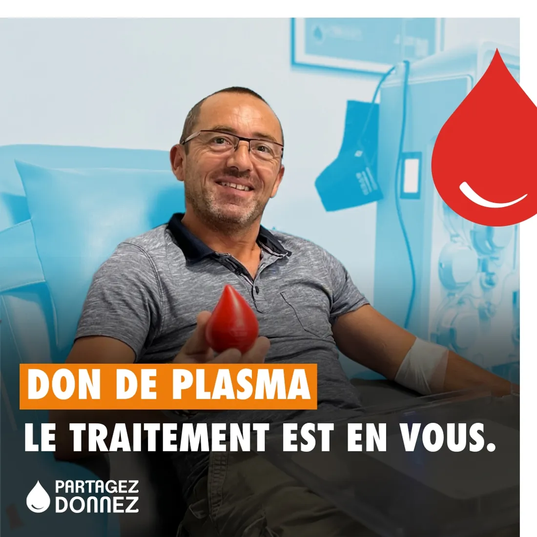 Campagne pour le don de plasma
