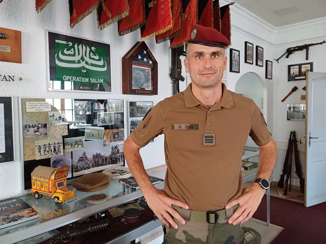 Le colonel Daniel Zéni, chef de corps du 17e RGP de Montauban.