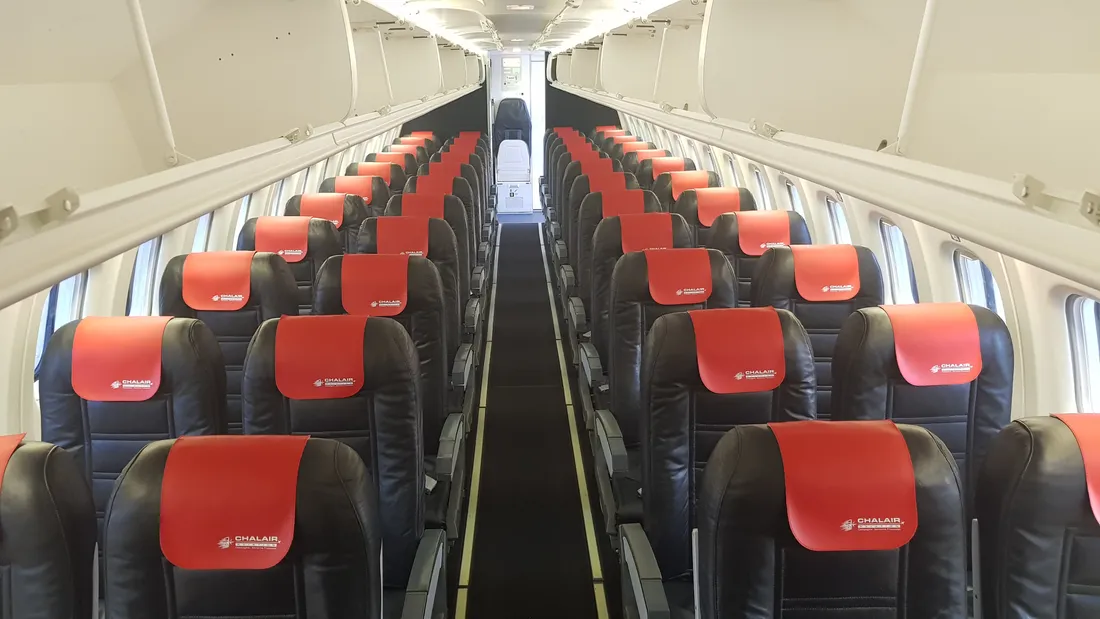 Un avion de la compagnie Chalair
