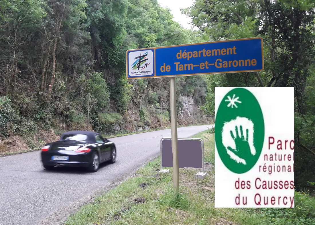 Les Gorges de l'Aveyron - Illustration Montage