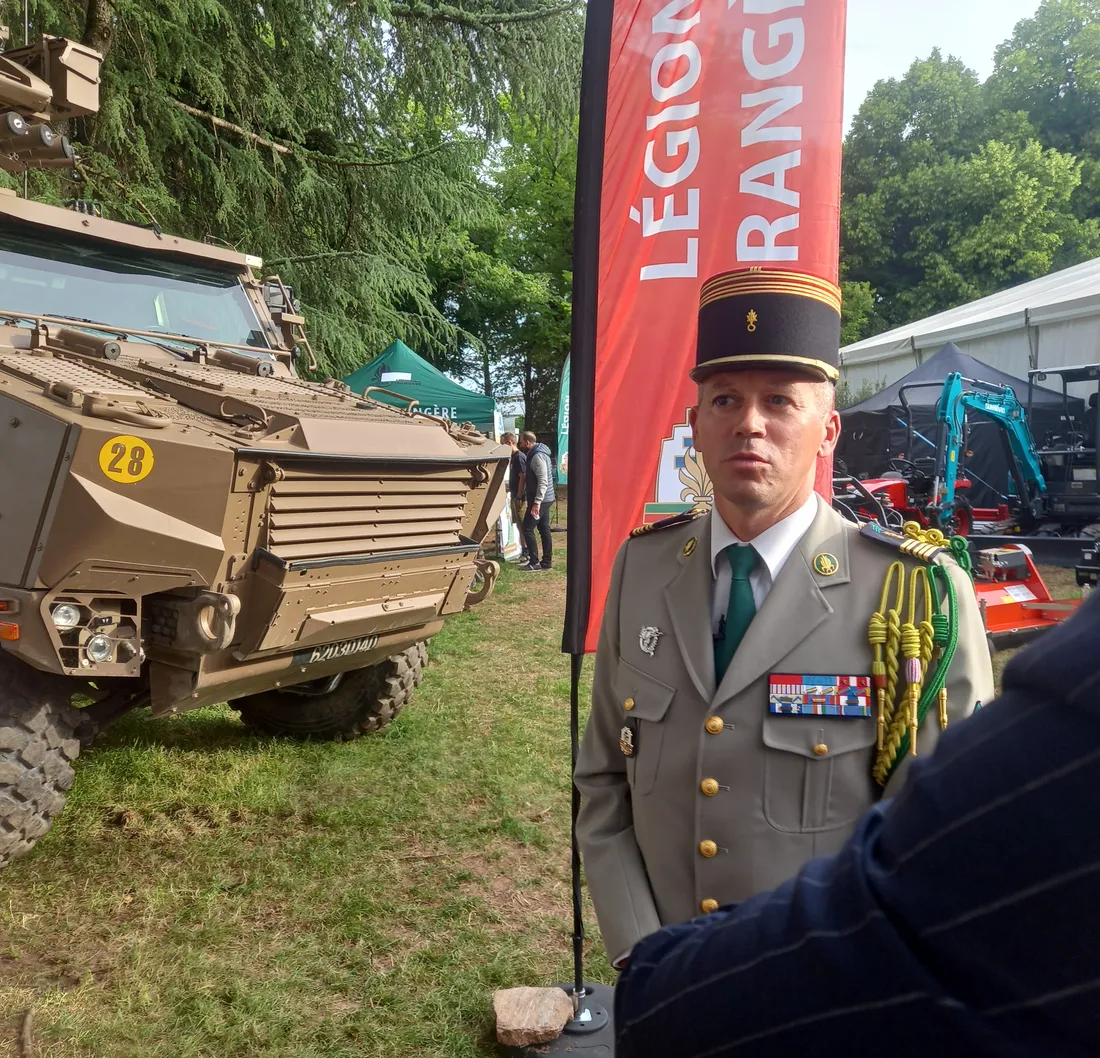 Colonel Riou de la 13 demi-brigade de la Légion étrangère