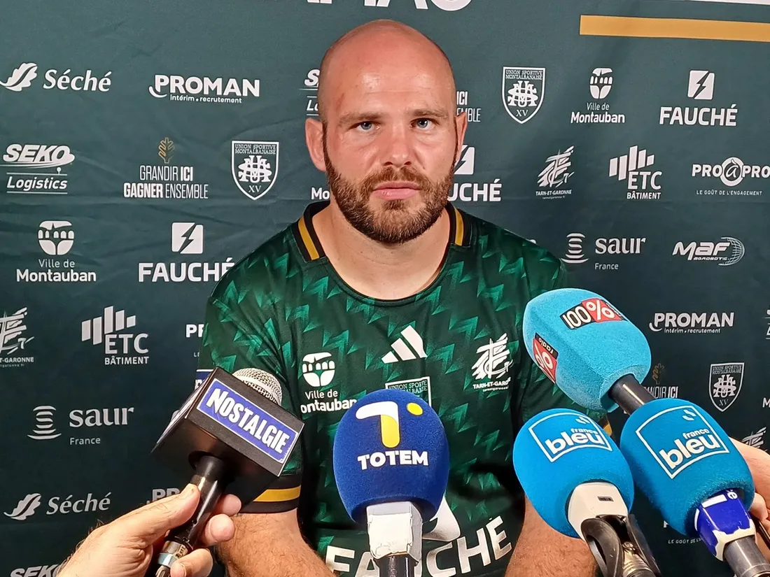 Le talonneur Kévin Firmin, auteur de deux essais contre Grenoble.